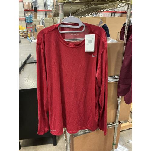 size XXL. Nike Legend Long Sleeve Poly Top-crimson-2xl