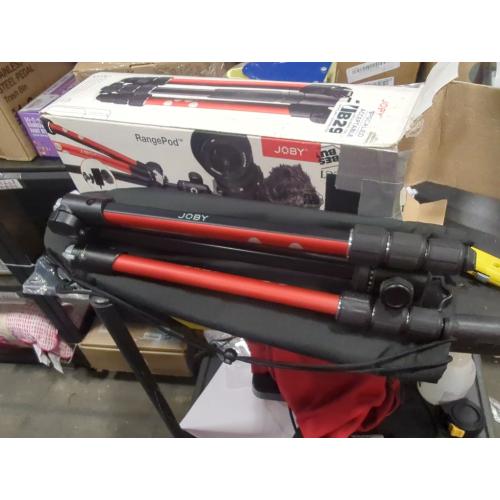 Color red JOBY - RangePod Tripod for Camera and Vlogging - Red