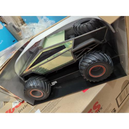 Remote Control Pickup Truck Toy Car, 1:12 Scale Monster Truck Toys with Alloy Shell Lights and Sounds, 4WD All Terrain Off-Road RC Car Boy Kids Toys for Ages 6 , Christmas Birthday Gift