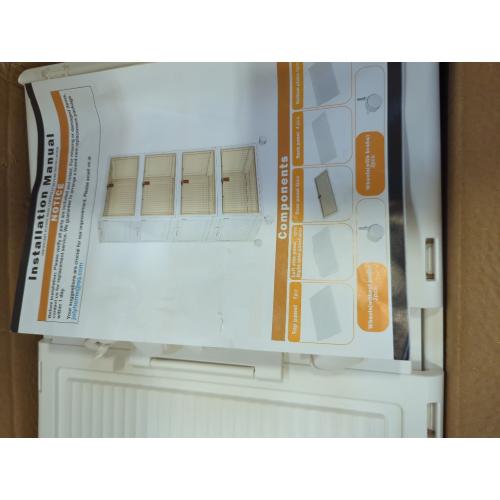 CTSNSLH 4 Tier Plastic Storage Bins and Boxes Organizer - 27Qt Stackable with Lids for Bedroom, Living Room, Office - Foldable Containers