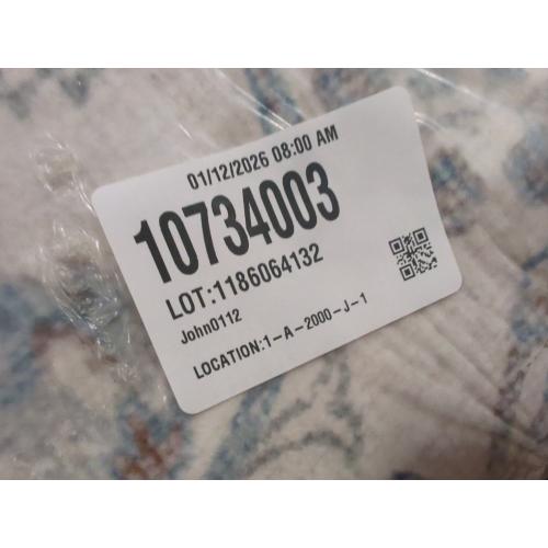 MontVoo-Vintage Area Rug 8X10 Color Beige for Living Room - Soft Distressed Printed Carpet for Bedroom - Non Slip, Machine Washable for Dining Room, Bedside, Office