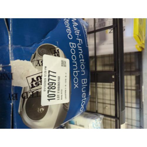 Insignia AM/FM Radio Portable CD Boombox with Bluetooth