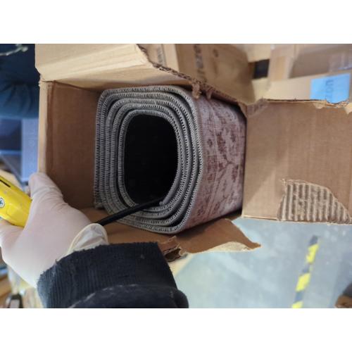 Hallway Washable Runner Rug - 3x6 Kitchen Rugs Entryway Rug Runner Vintage Soft Floor Mat Non Slip Indoor Farmhouse Carpet for Bathroom Living Room Bedroom (3 X 6, Brick)