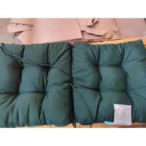Outdoor High Back Chair Cushions 42x 21 x 4, Waterproof Patio Chair Cushions, Fade Resistant Seat Cushion for Outdoor Furniture, Porch, Balcony and Indoor (Dark Green, 2)