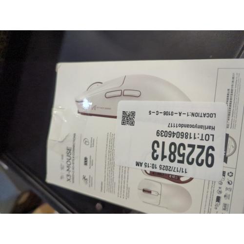 ATTACK SHARK X3 Lightweight Wireless Gaming Mouse with Tri-Mode 2.4G/USB-C Wired/Bluetooth,Up to 26K DPI, PAW3395 Optical Sensor,Kailh GM8.0 Switch,5 programmable Buttons for PC/Win/Mac(Black)