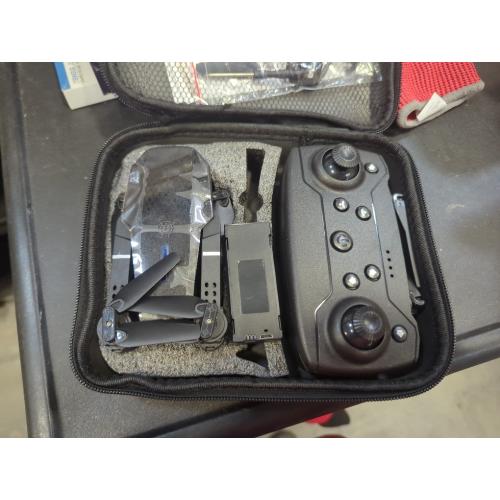 ikaufen E99 Drone Single camera,No Screen Control Camera for Adults RC Drone With 480P Dual Camera WiFi FPV Foldable Quadcopter Aircraft  1 Battery (E99 No Screen Control Black)