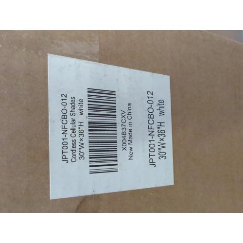 LazBlinds No Tools No Drill Cordless Cellular Shades, Blackout Light Blocking Honeycomb Shades for Home, Thermal Insulation Blinds for Windows, 30 W x 36 H, White