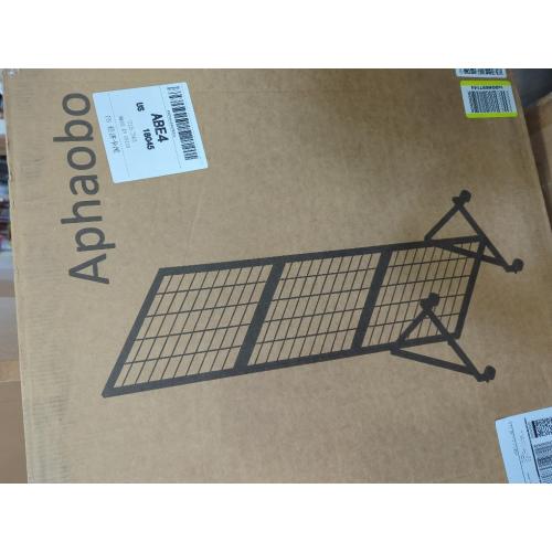 Black Grid Wall Panels, Foldable Gridwall Panel, Grid Wall Panels with Braked Wheels, for Craft Merchandise Display Item Storage