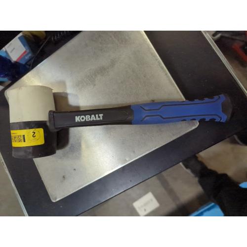 Kobalt 32 -oz Rubber Head Fiberglass Handle Rubber mallet