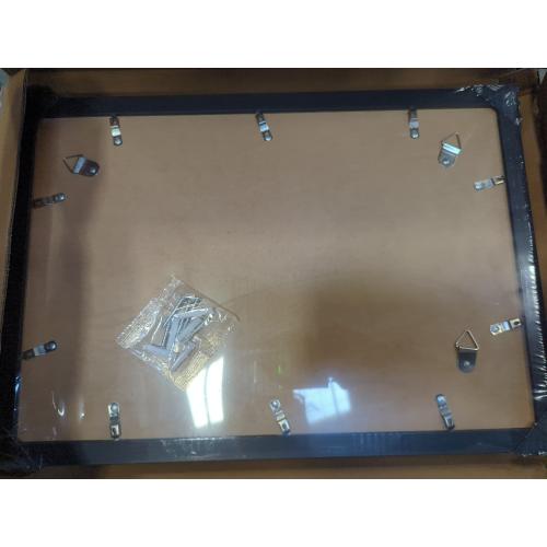 12x18 Picture Frame Set of 2, 12 x 18 Wood Poster Frames with Mat for 11x17, Wooden Photo Frames with Tempered Glass Cover for Wall Display,Black