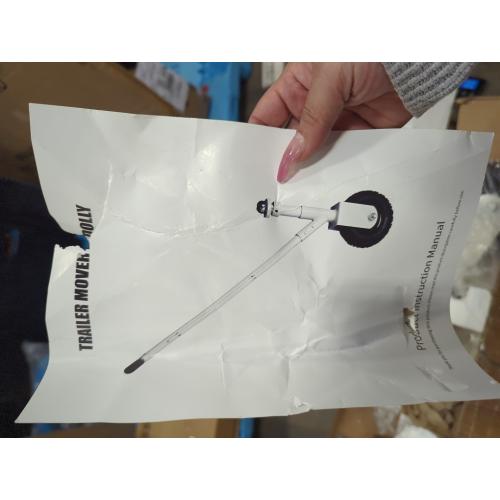 Trailer Dolly with Off-Road Wheels, Heavy-Duty 3500 lbs Capacity, 50mm Custom Hitch Ball & Mount – Manual Tow Dolly for RV, Boat, Camper & Utility Trailers