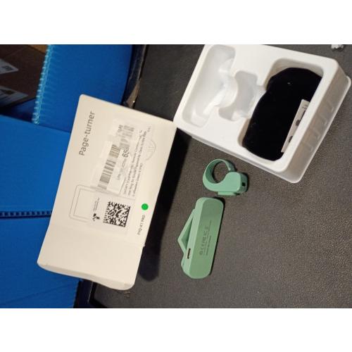 Page Turner Ring for Kindle,Remote Control for iPhone iPad Android Tablets E-Readers,Clicker Page Turner for Kindle Accessories for Camera Video Record&Shutter Selfie (Green)