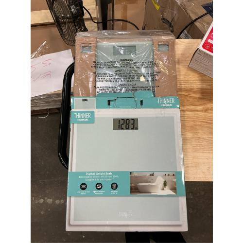 Thinner Glass Weight Scale Silver