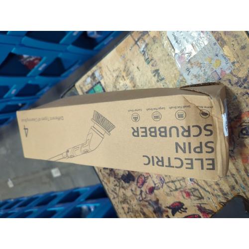 TUYU Electric Spin Scrubber, Full-Body IPX7 Waterproof Bathroom Scrubber with Power LCD Display, Adjustable Extension Handle, Cordless Shower Cleaner Brush for Bathtub Kitchen Wall Cleaning