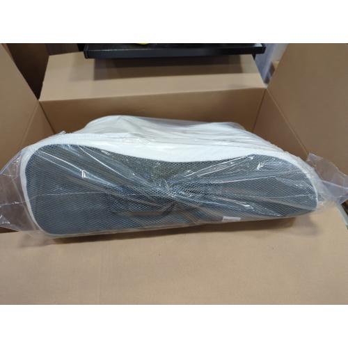 White & Grey Leg Elevating Pillow Leg Elevation Pillow for Legs/Knee/Ankle Post Surgery Memory Foam Cooling Fabric Eases Legs/Feet/Calves Pressure Speeds Post Surgery Recovery