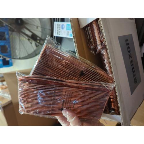 Heavy Duty Plastic Silverware Set - 300 Disposable Rose Gold Utensils (100 Forks, 100 Spoons & 100 Knives) for Party, Birthday, Wedding