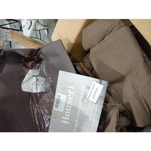 Houseri Brown Queen Comforter Set, 3 Pieces Mocha Bedding Chocolate Comforters Queen Size Teen Boys Men Coffee Color Chestnut Comfy Soft Vintage Deep Brown Fluffy Warm Farmhouse Bed Quilts Sets Queen
