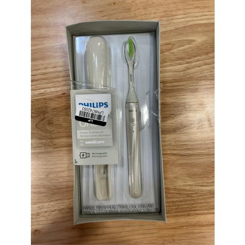 Philips Sonicare One by Sonicare Rechargeable Toothbrush, Snow, HY1200/27