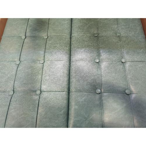 Color Green Jade Square Leather Ottoman with Storage, Faux Leather Coffee Table with Lift Top,Large Upholstered Footrest Stool Toy Box Storage Bench for Bedroom Living Room,