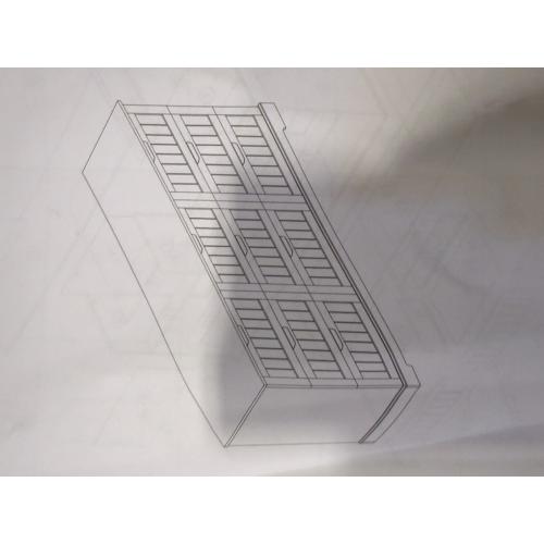 Elurevia Storage Cupboard White 9 Doors