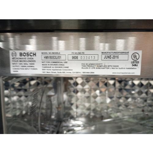 Bosch Microwave; large capacity