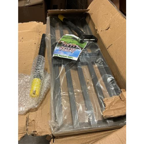 Extra Wide 30 Leveling Rake for Lawn Care - 60in Extendable Stainless Steel Handle with Ergonomic Grip | Professional Grass Leveling Tool for Golf Courses, Soccer Fields, Backyard Turf Maintenance