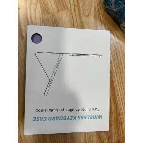 Hamile for iPad 11th 10th Generation Case with Keyboard - 7 Colors Backlit Wireless Detachable Folio Keyboard Cover with Pencil Holder for iPad 11-inch A16 2025 10th Gen 10.9 Inch 2022 (Purple)