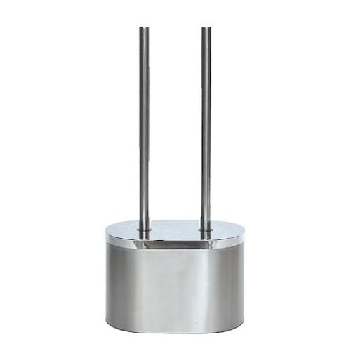 Studio 3B Toilet Brush and Plungery Combo in Brushed Chrome