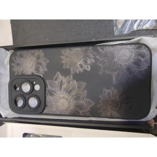 Black Flower for 16Pro Max OOK Floral Case for iPhone 16 Pro Max Case, Cute Sunflower Floral Blooms Design Soft TPU Shockproof Protective for Women Girls Phone Cover - Black Flower