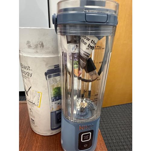 Blast 18 Oz. Single Speed Denim Blue Portable Blender