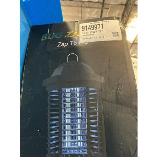 Endbug Bug Zapper with LED Light, Waterproof Bug Zapper Outdoor Indoor, Mosquito Zapper Outdoor Electric Fly Zapper, Mosquito Killer Fly Trap for Outside Patio Garden Backyard Home, Plug in, Black