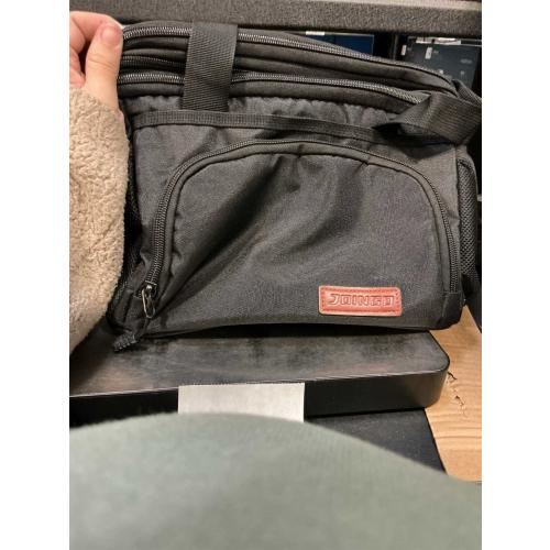 Joingo Insulated Lunch Bag for Women/Men - Reusable Lunch Box for Office Picnic Hiking Beach - Leakproof Cooler Tote Bag Organizer with Adjustable Shoulder Strap for Adults - Black