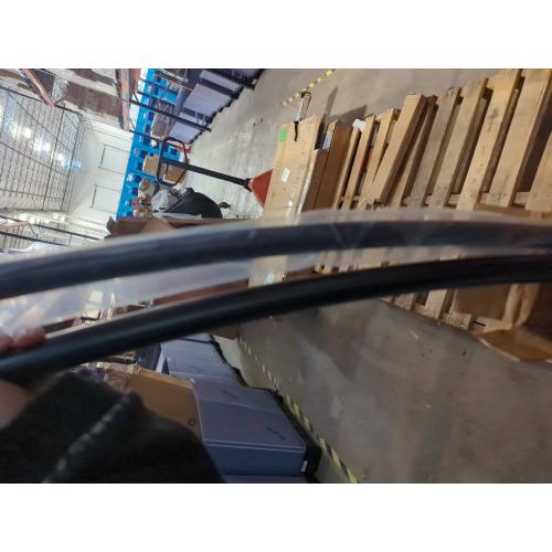 Curved Shower Curtain Rod For Bathroom 38-72 Inches, Adjustable Length, Curved Shower Rod, 0.9MM thickness, Round Shower Curtain Rods, Rotate Bracket For Large Shower Space, Need Drilling, Matte Black