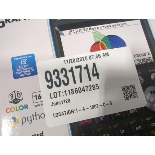 Color Black Casio High-Resolution 3D Color Graphing Calculator - Black (FX-CG50)