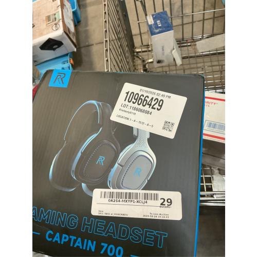 Logitech G432 Wired Gaming Headset, 7.1 Surround Sound, DTS Headphone:X 2.0, Flip-to-Mute Mic, PC (Leatherette) Black/Blue