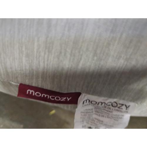 Momcozy Pregnancy Pillows with Cooling Cover, U-Shaped Full Body Maternity Pillow for Side Sleepers 57 Inch - Support for Back, Hip, Belly, Legs for Pregnant Women