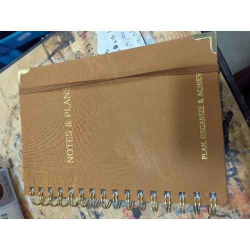 ZICOTO Aesthetic Daily Planner And Notebook With Hourly Schedule - Aesthetic Spiral To do List Notepad For Work/Home to Organize Tasks And Appointments - Stylish School/Office Supplies Book For Women