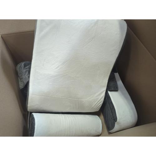 Kolbs Wedge Reading Pillow, Cushion with Arms for TV, Books, Nursing, Back - Bed Pillow for Sitting Up in Comfort, Plush Backrest Pillow. Sit Up in Comfort. (19 Wedge Reading - Grey)