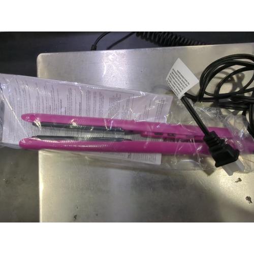 REVLON Ceramic Tourmaline 1 Flat Iron - Hair Straightener Evenly Distributes Heat for Less Damage, 5 Preset Temperatures for All Hair Types