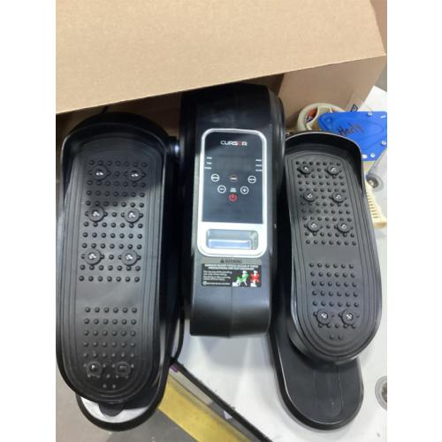 Under Desk Elliptical Machine, Electric Seated Pedal Exerciser, Mini Ellipse Leg Exerciser with Remoter, 12 Level Speeds, Forward & Reverse Direction, Manual & Auto Mode for Home Office