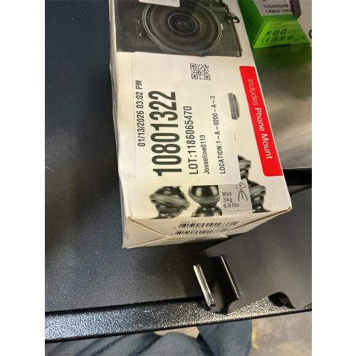 Joby GorillaPod 3K Kit, Compact Stand 3K and Ballhead for Compact Cameras, Tripod Kit, Travel Tripod for Cameras, Holds Devices up to 6.6lbs, JB91507, Made in Italy, Black/Charcoal