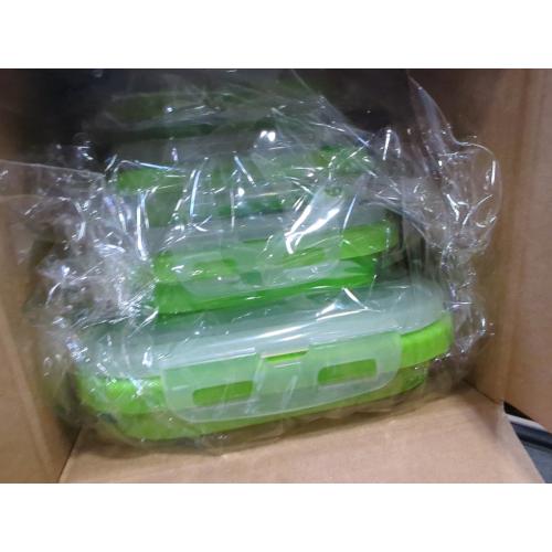 Piranha Store And Save Silicone Food Storage Containers in Colour Lime 8pc