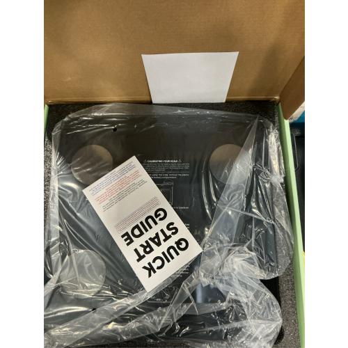 Wyze Scale S, Scale for Body Weight, Digital Bathroom Scale for Body Fat, BMI, Muscle, Heart Rate, Body Composition Analyzer with App, Batteries Included, Bluetooth, 400 lb, Black