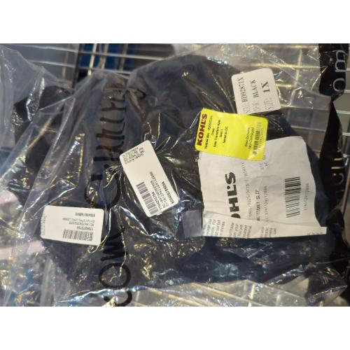 Mock Neck Back Cape Dress Black 1X