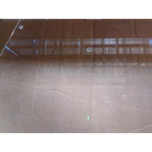 Large Clear Acrylic Cutting Board Chopping Board with Lip 18X24 Non-Slip Design Use for Cutting Vegetables Fruits or Bakery in Home and Restaurant