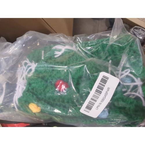 Kafeimali Unisex Christmas Winter Knitted Crochet Beanie Santa Hat Bearded Caps