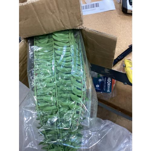 Velener 36 Inch Artificial Boston Fern Large Hanging Plant, Fake Fern Plants Bush Indoor for Home Decor, Faux Plants Outdoor, Garden, Office, Garden Decoration(Green)