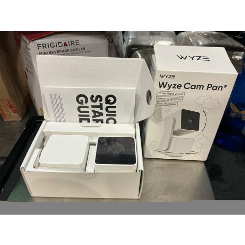 WYZE Cam Pan v3, Indoor/Outdoor IP65-Rated 1080p Pan/Tilt/Zoom Wi-Fi Smart Home Security Camera with Color Night Vision, 2-Way Audio, Compatible with Alexa & Google Assistant, Free Expert Setup