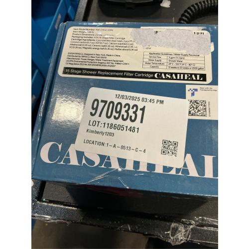 4 Pack 15 Stage Shower Filter Replacement Cartridge, Shower Filter For Hard Water, Universally Compatible With Any Similar Design, Shower Water Softener with High Output