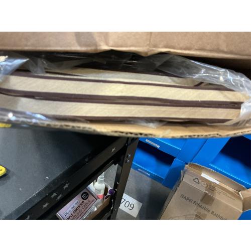 Rectangle Cut Corner Lamp Shades Set of 2, 10.5 x 10x 13 Modern Medium Gold Lampshades with Brown Rim, Included 2 Pack Lamp Harps, Suitable for E26 Base and Saddle Base, Easy Assembly Required